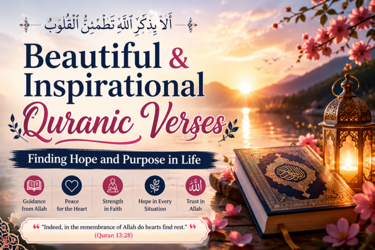 Beautiful & Inspirational Quranic Verses – Finding Hope and Purpose in Life
