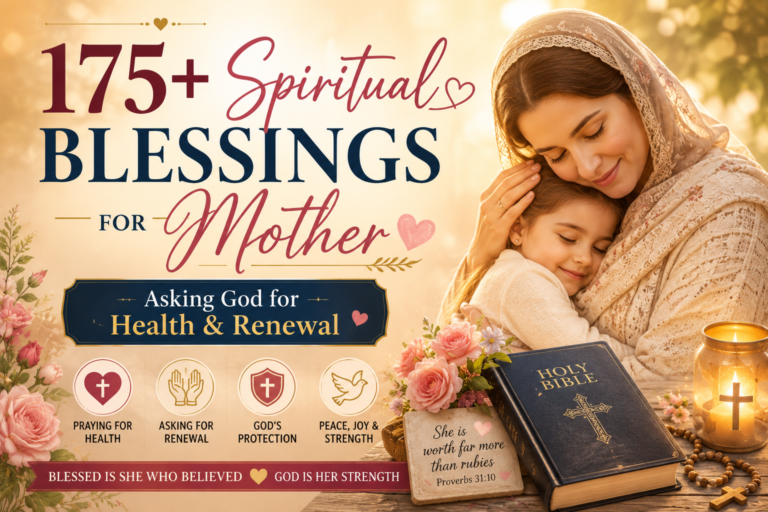 175+ Spiritual Blessings for Mother: Asking God for Health & Renewal