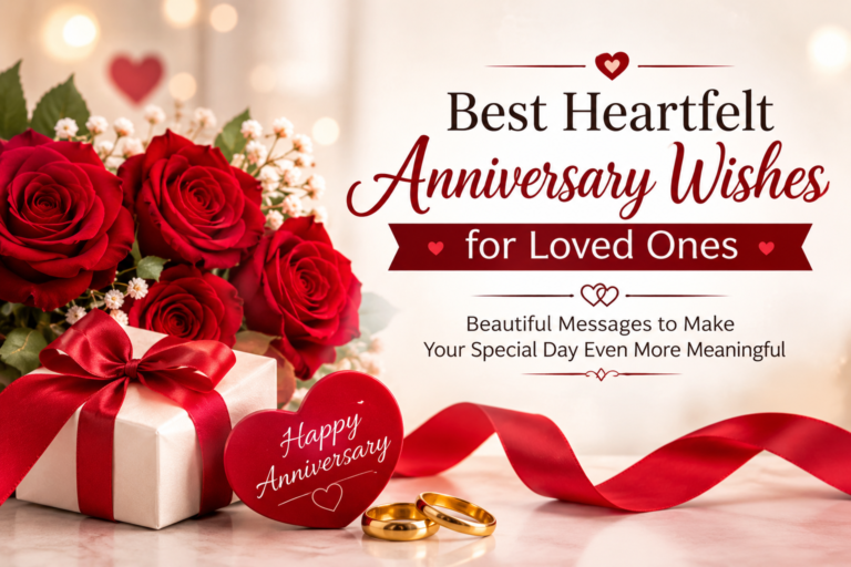 Best Heartfelt Anniversary Wishes for Loved Ones