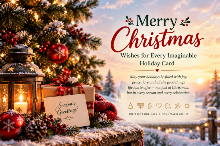 100+ Merry Christmas Wishes & Quotes for Friends & Family